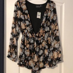 ASTR Floral Romper